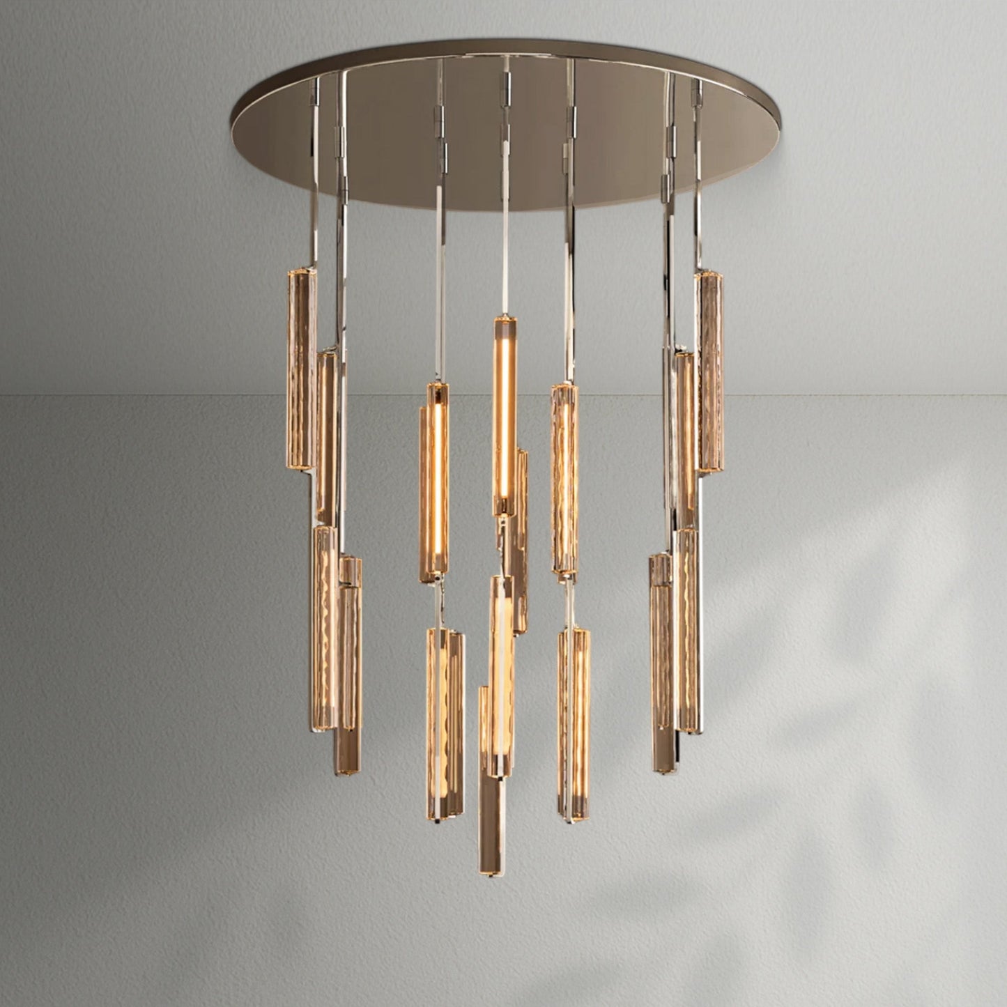 Aedubon Crystal Round Chandelier - Lightings Menu