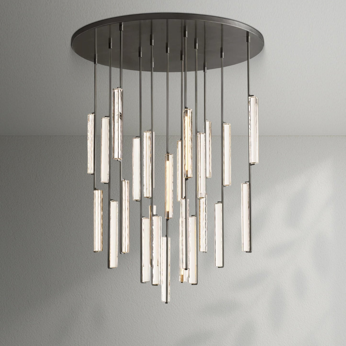 Aedubon Crystal Round Chandelier - Lightings Menu