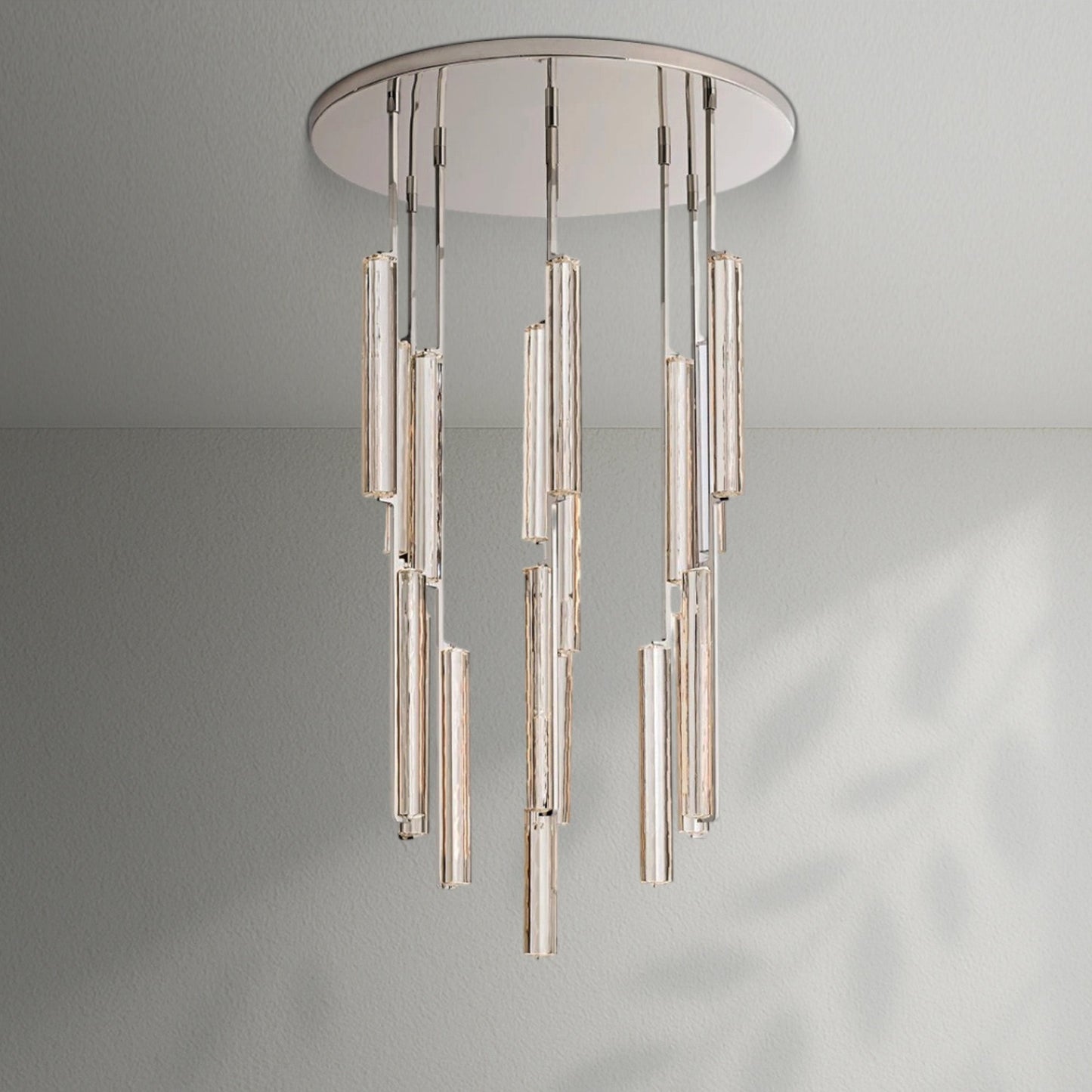 Aedubon Crystal Round Chandelier - Lightings Menu