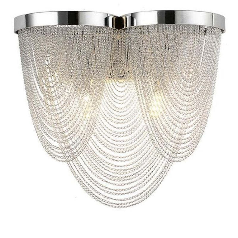 Aluminum Chain Tassel Wall Sconce - Lightings Menu