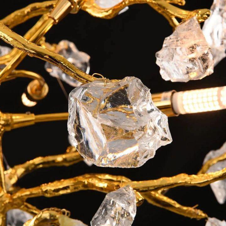 Amos Glass Branch Chandelier - Lightings Menu