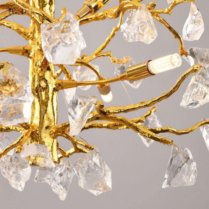 Amos Glass Branch Chandelier - Lightings Menu