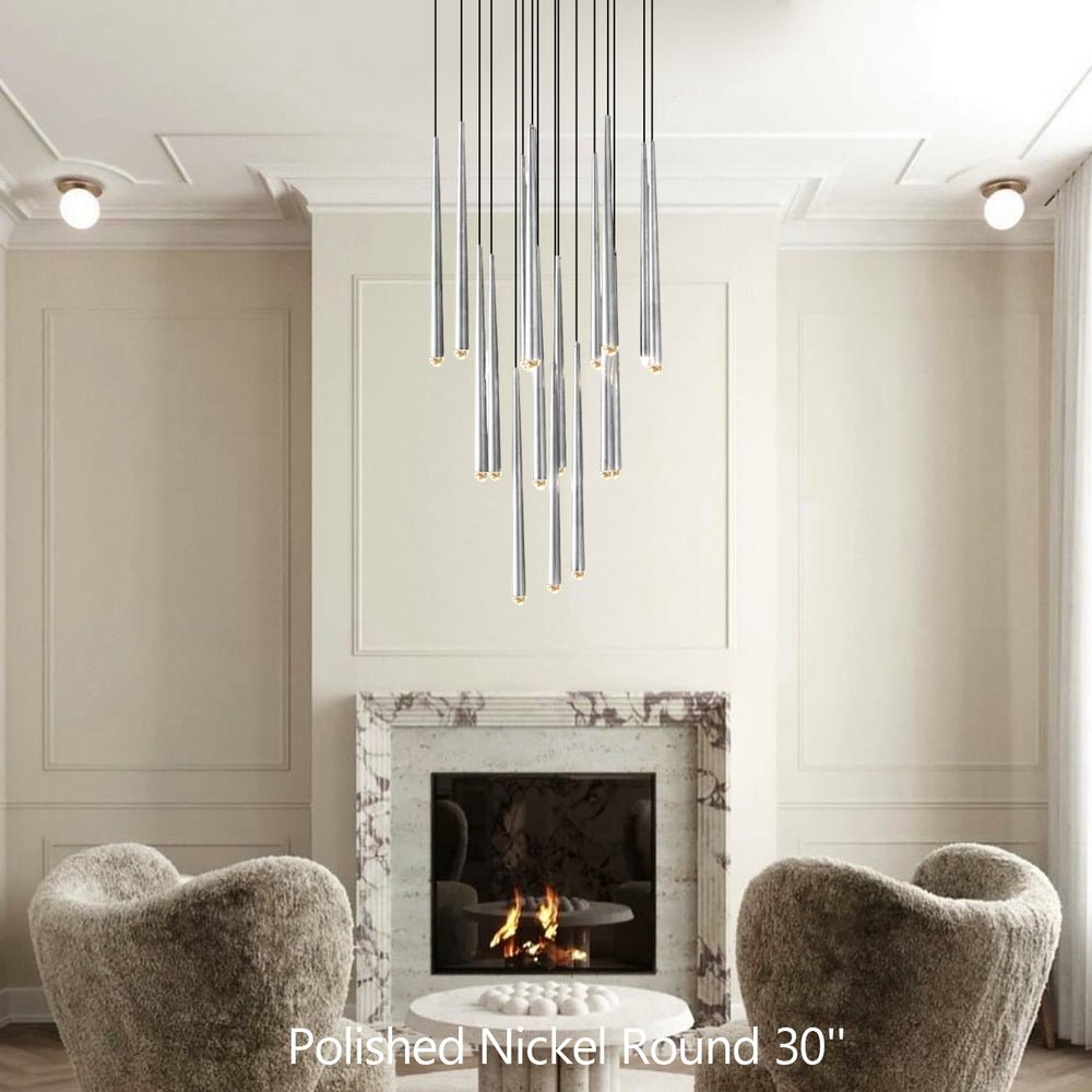 Aquitains Modern Round Chandelier - Lightings Menu