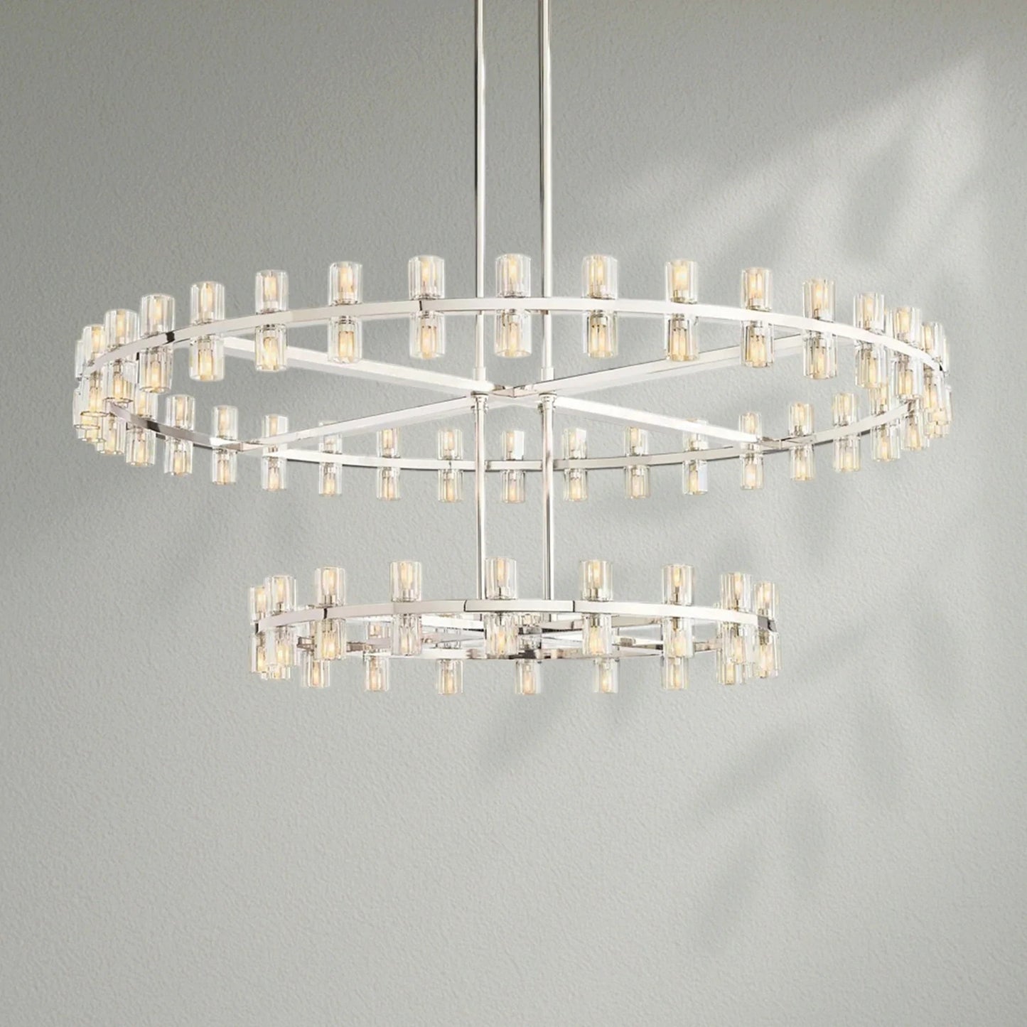 Arcachom Crystal 2 - Tier Round Chandelier - Lightings Menu