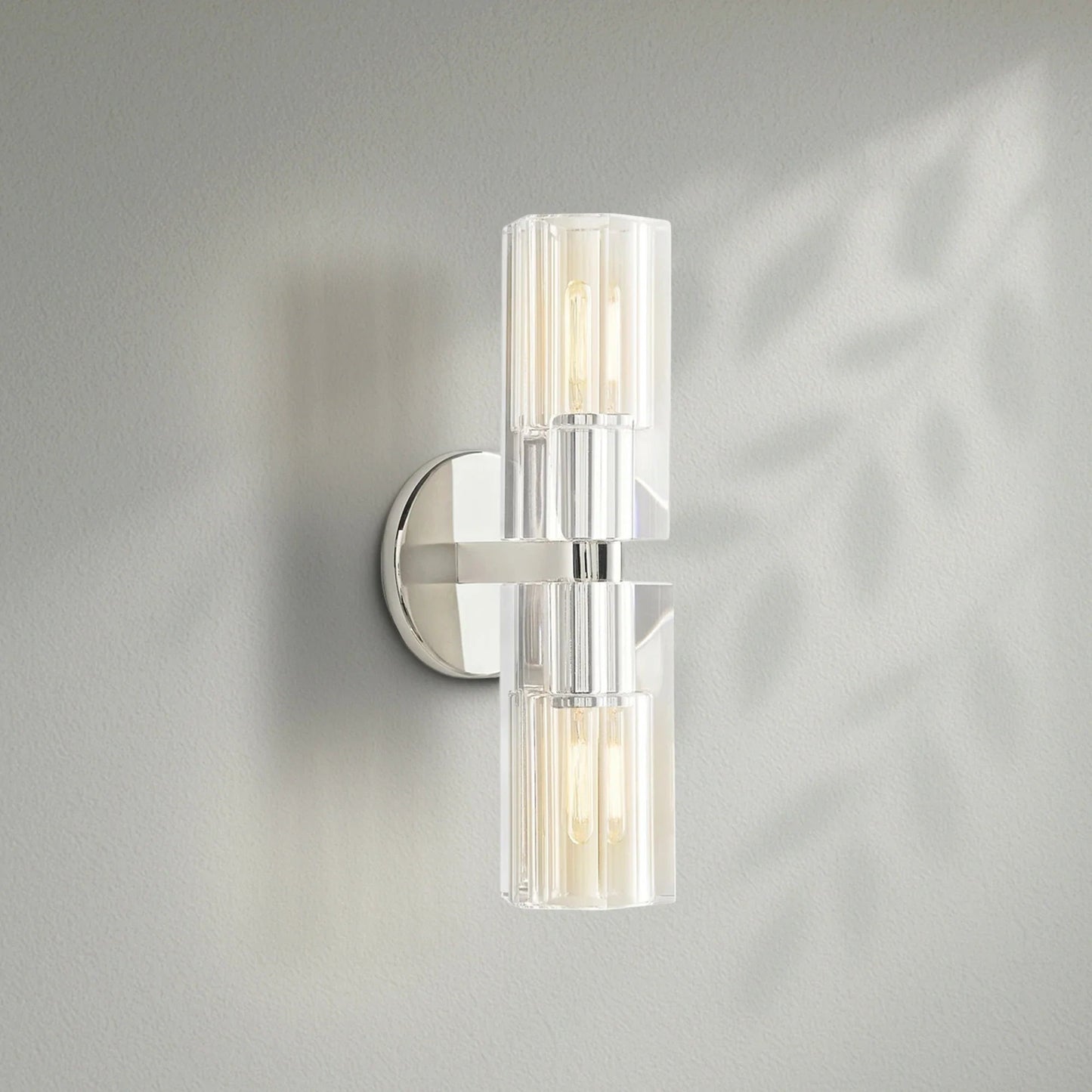 Arcachom Crystal Double Lights Wall Sconce - Lightings Menu