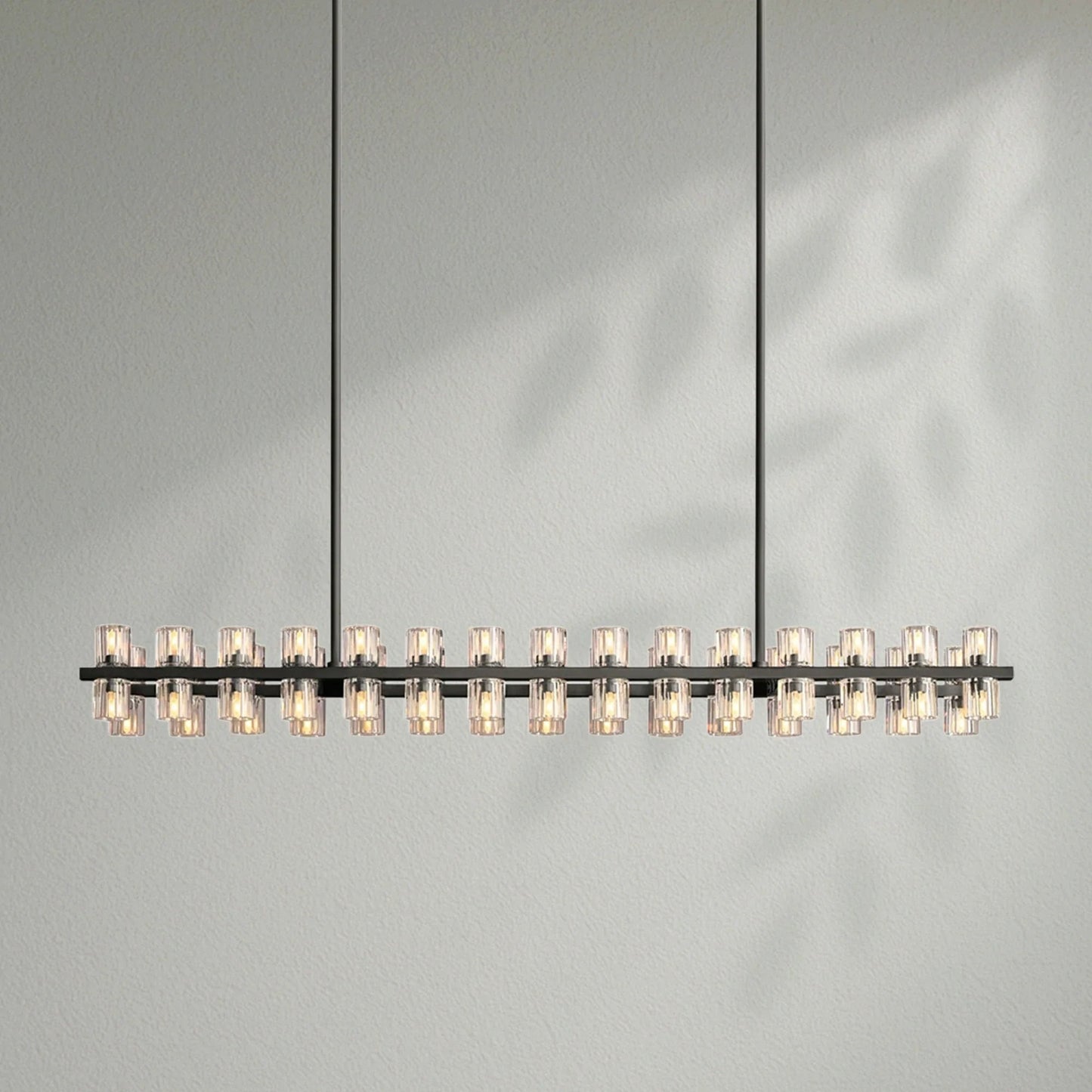 Arcachom Crystal Rectangular Chandelier - Lightings Menu