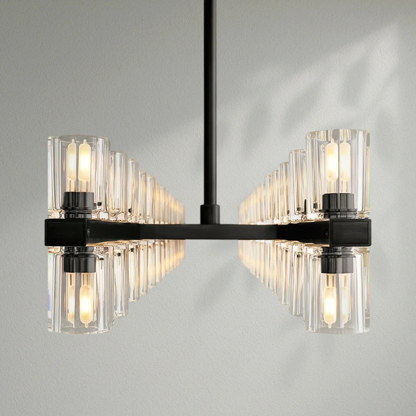 Arcachom Crystal Rectangular Chandelier - Lightings Menu