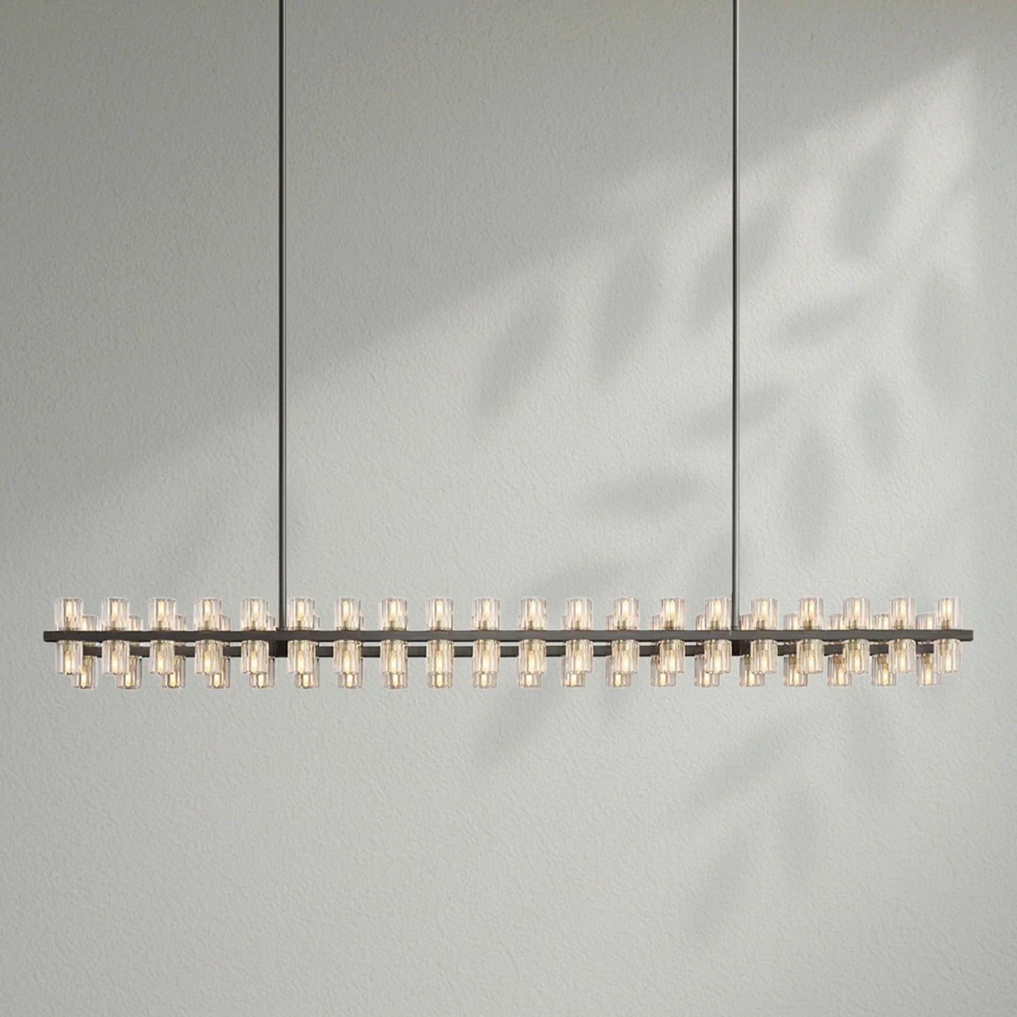 Arcachom Crystal Rectangular Chandelier - Lightings Menu