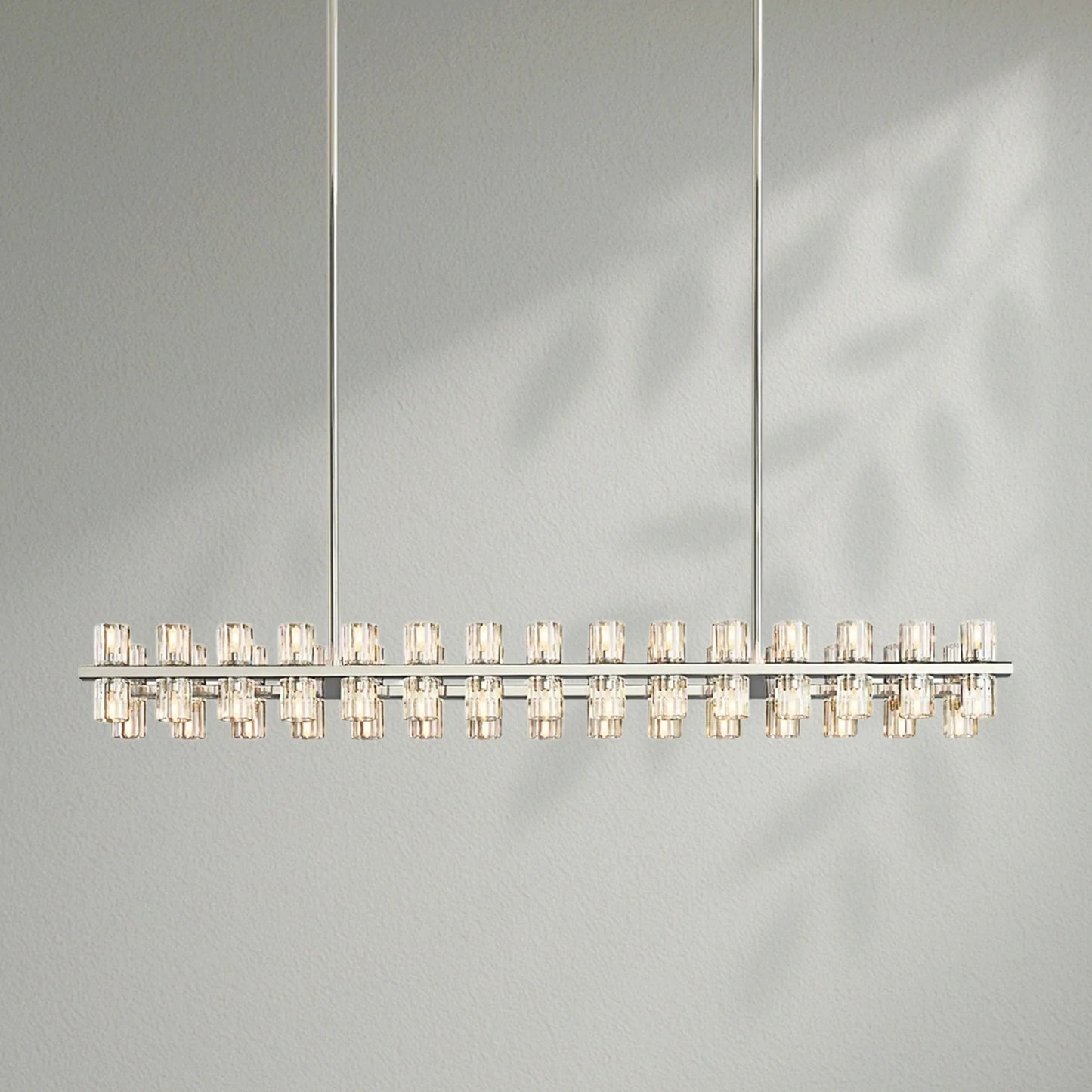 Arcachom Crystal Rectangular Chandelier - Lightings Menu