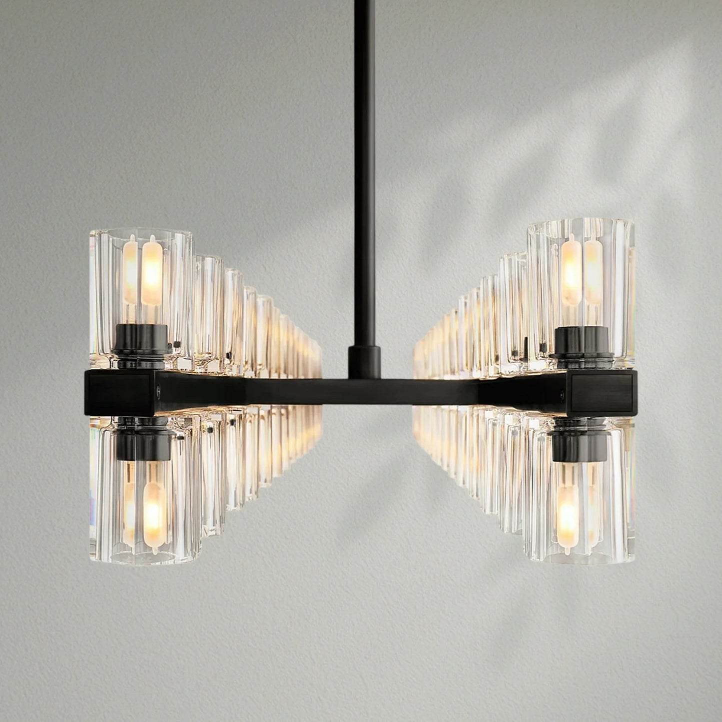 Arcachom Crystal Rectangular Chandelier - Lightings Menu