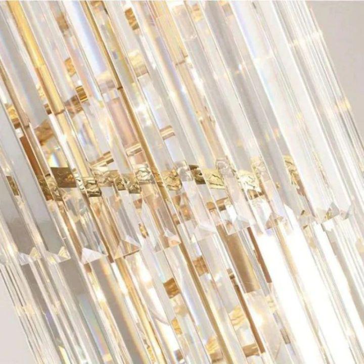 Bahay 2 - Story Crystal Round Chandelier - Lightings Menu