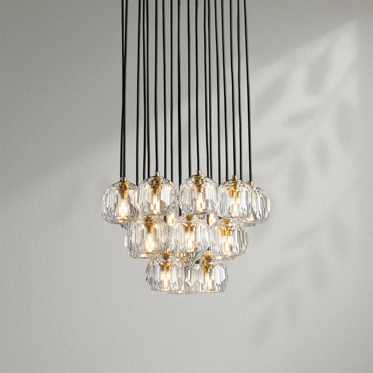 Boule Do Crystal Cluster Round Chandelier - Lightings Menu