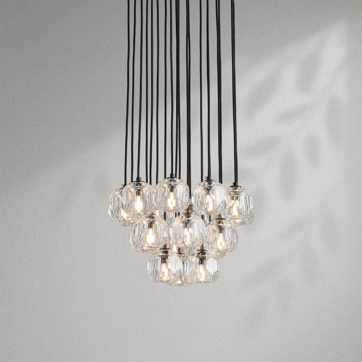 Boule Do Crystal Cluster Round Chandelier - Lightings Menu