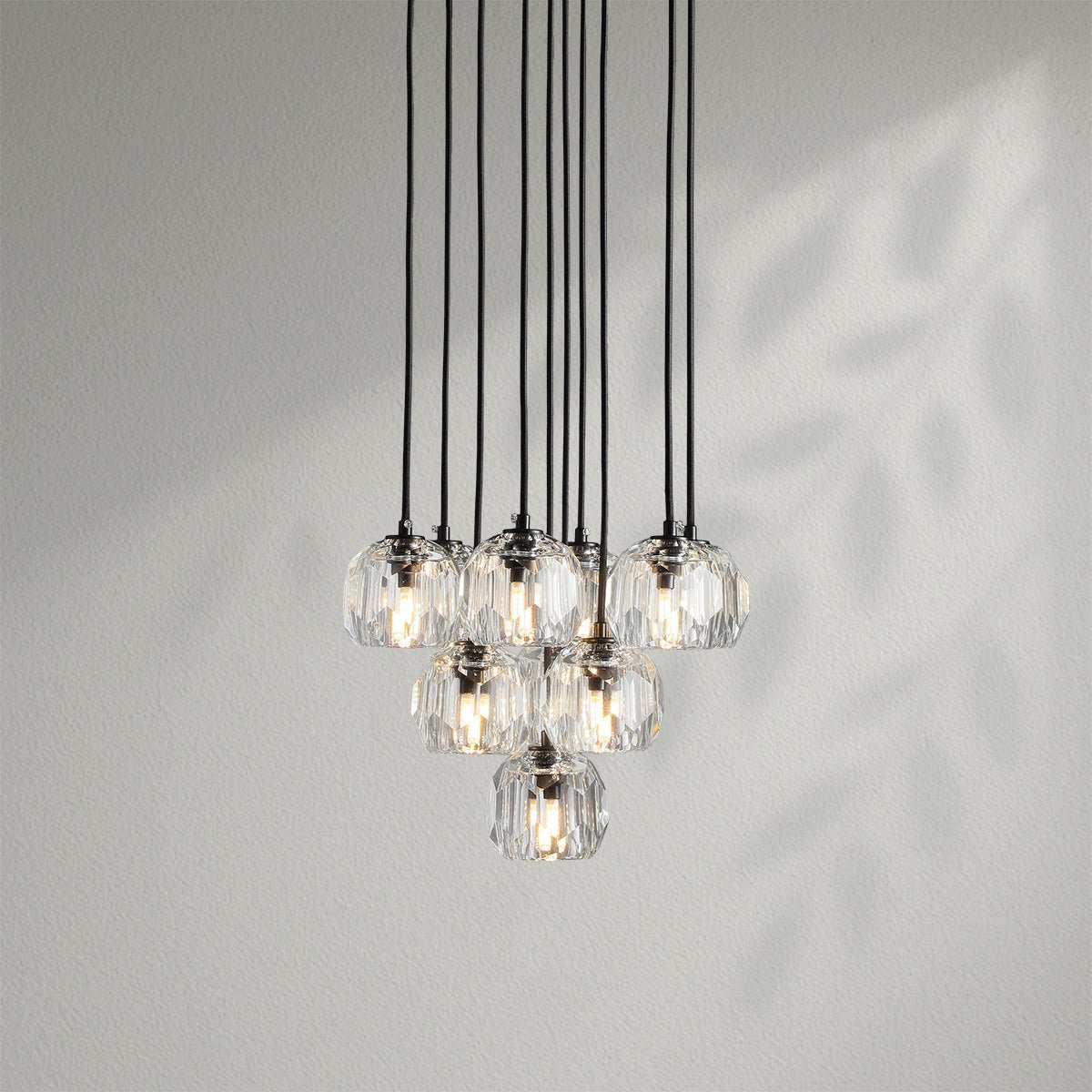 Boule Do Crystal Cluster Round Chandelier - Lightings Menu