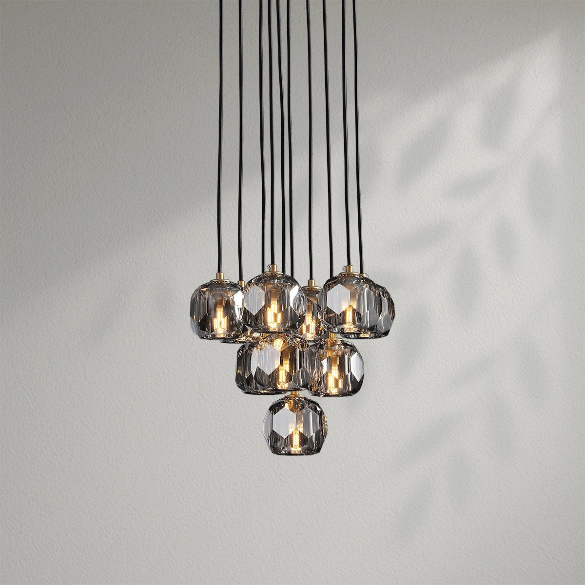 Boule Do Crystal Cluster Round Chandelier - Lightings Menu