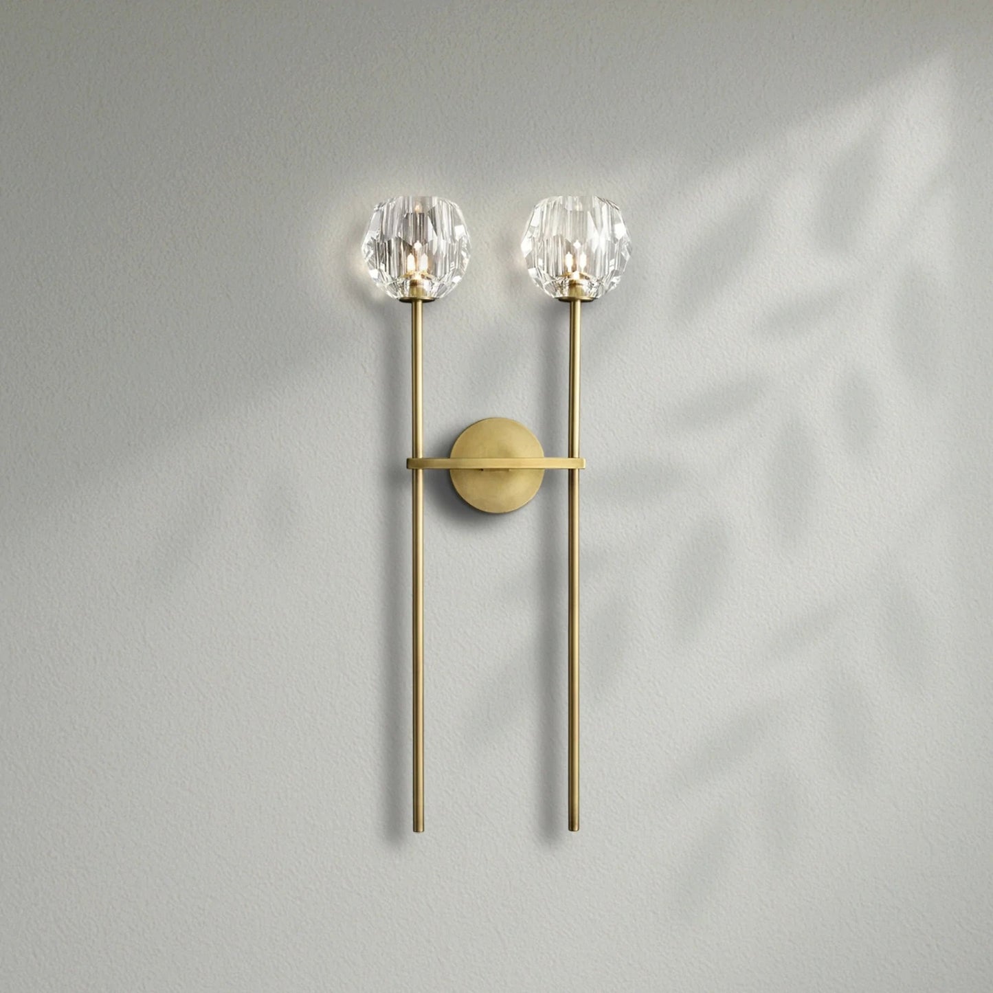 Boule Do Crystal Double Grand Wall Sconce - Lightings Menu