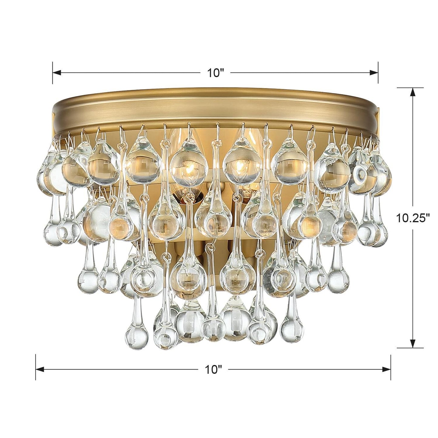 Calypso 10 Inch Wall Sconce Lighting Fixture - Lightings Menu