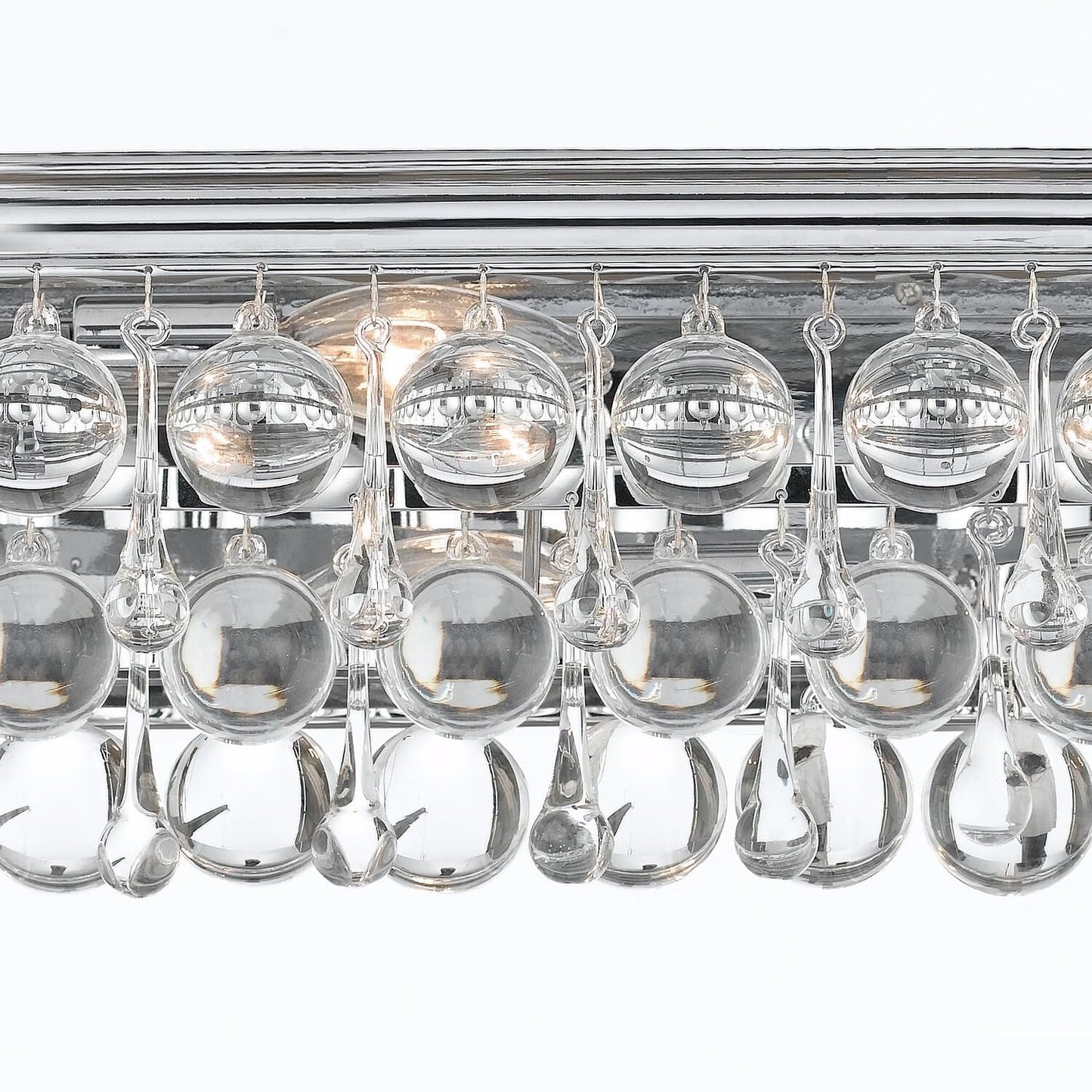 Calypso 33 - Inch 8 - Light Crystal Bath Vanity Light - Lightings Menu