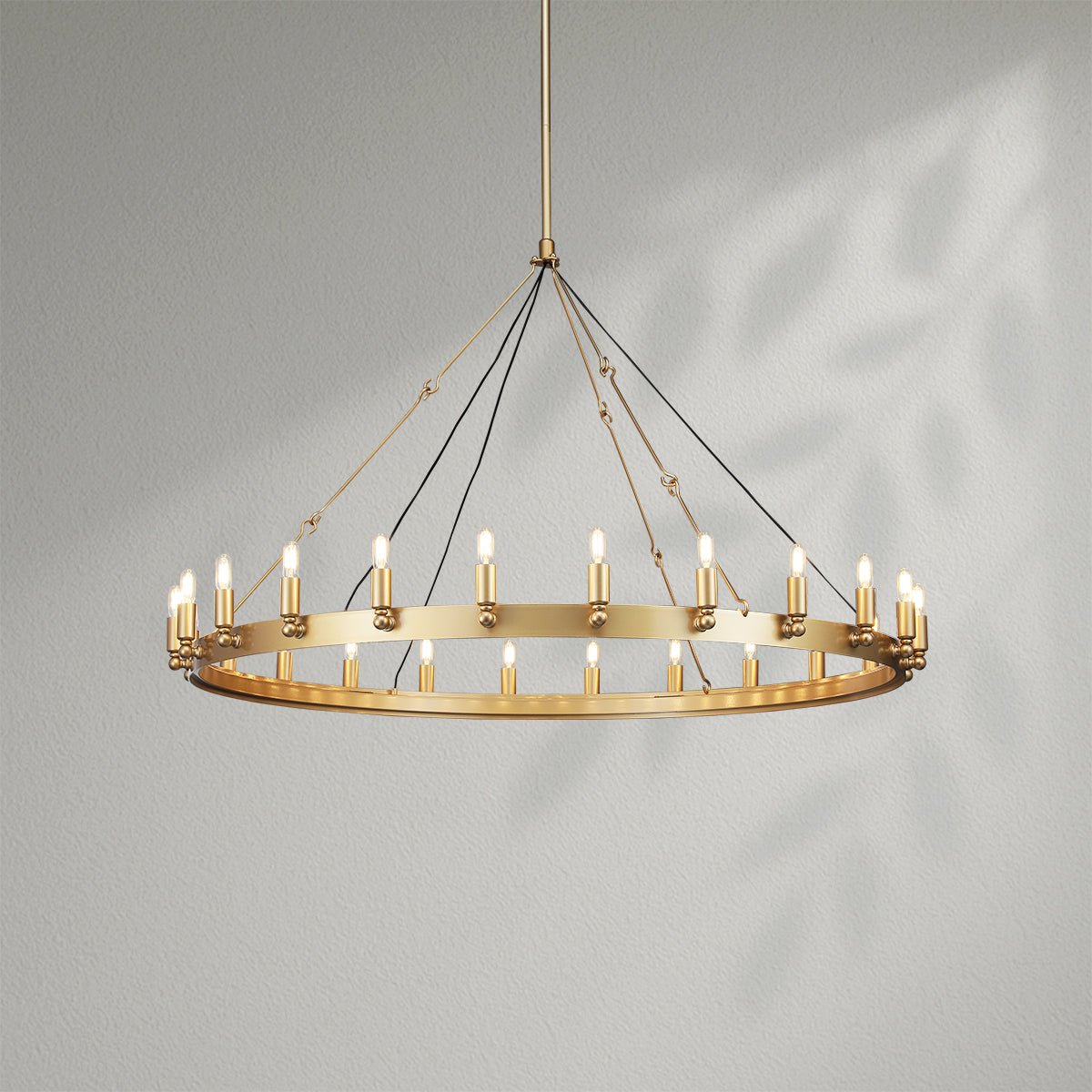 Camins Vintage Candelabra Round Chandelier - Lightings Menu