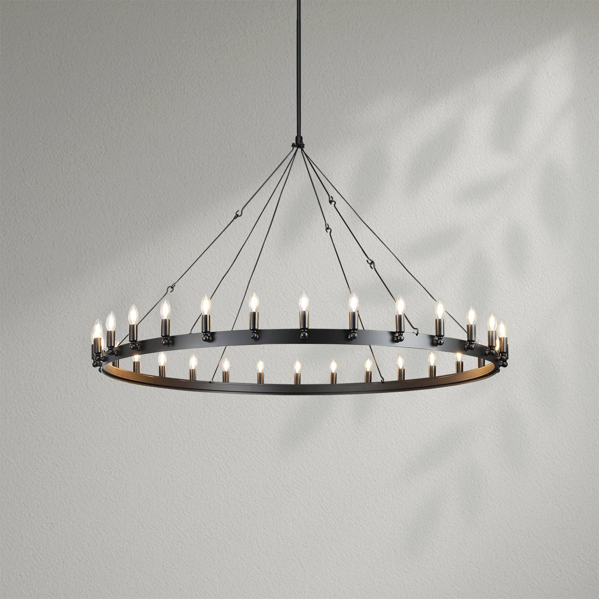 Camins Vintage Candelabra Round Chandelier - Lightings Menu