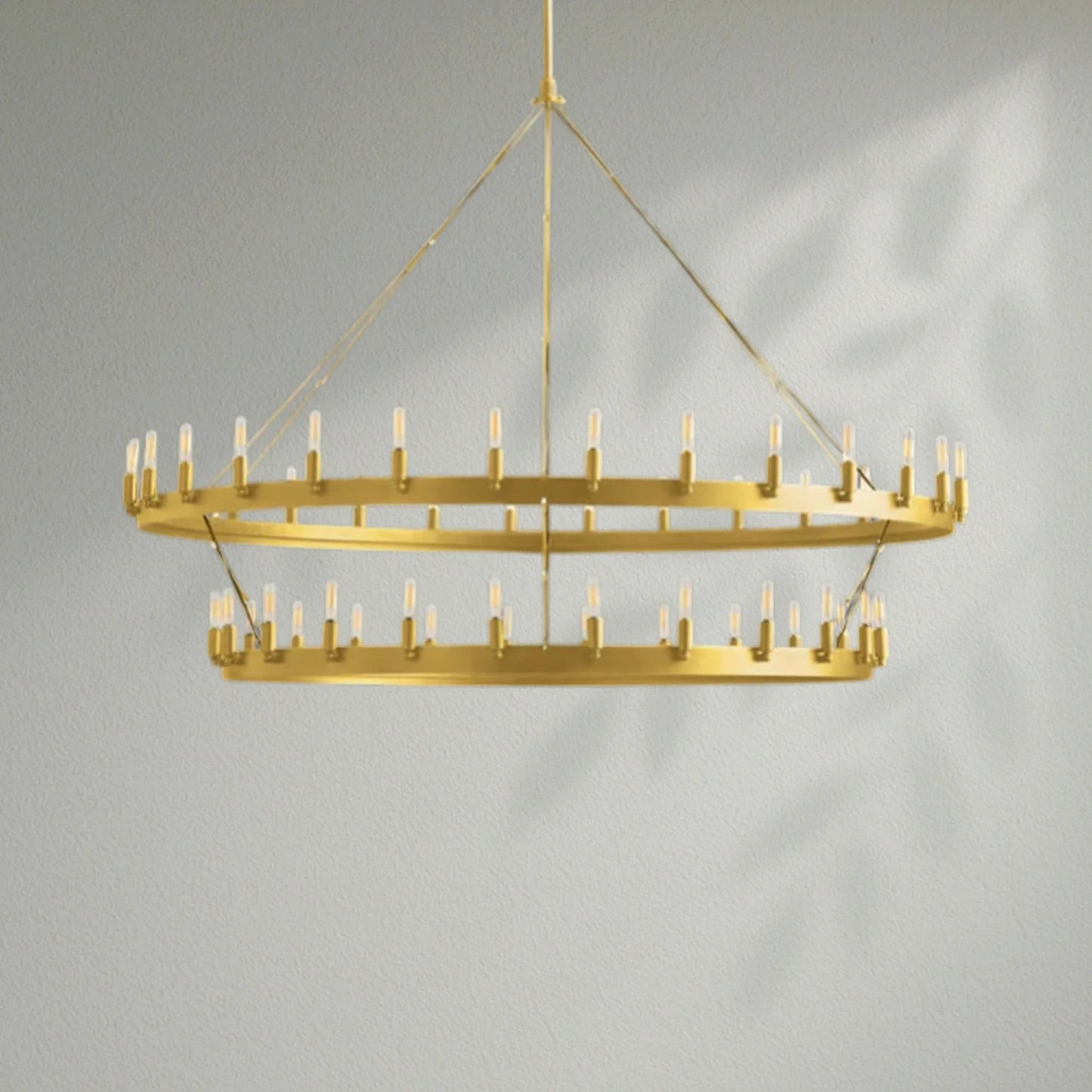 Camins Vintage Filament 2 - Tier Chandelier - Lightings Menu
