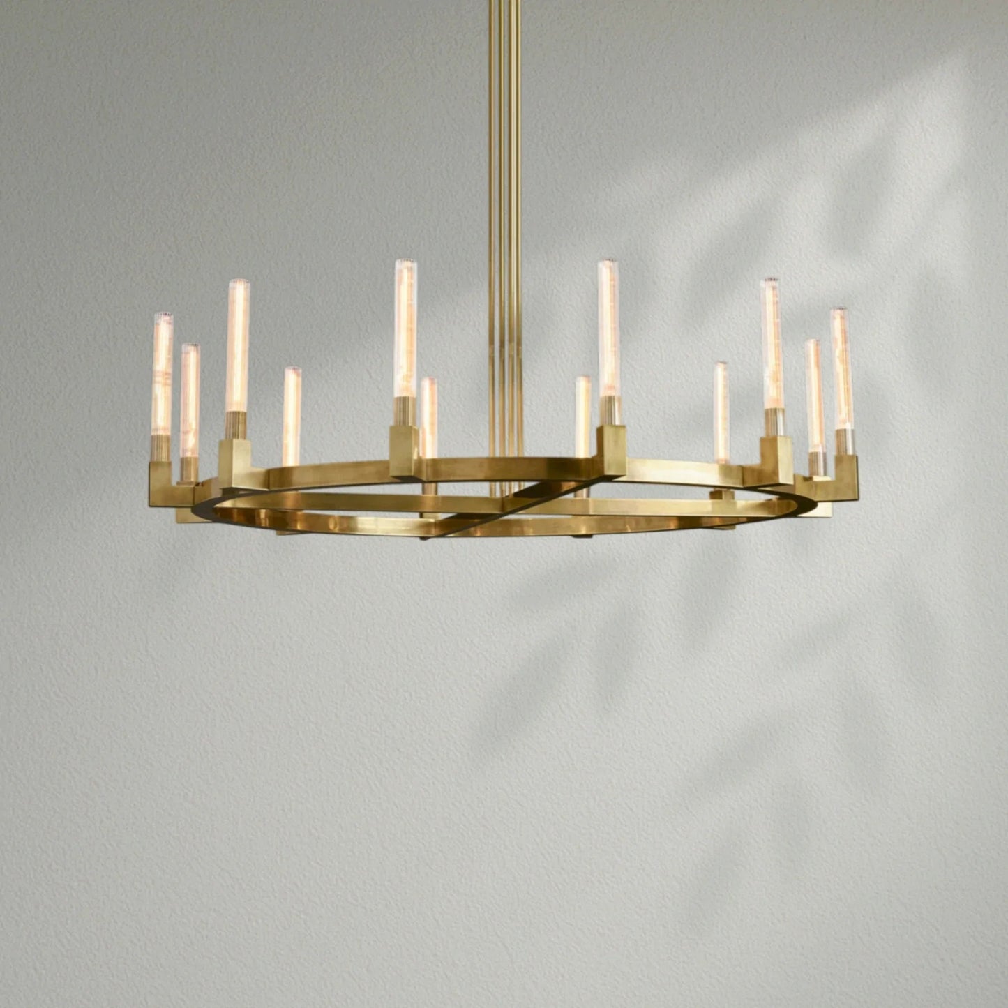 Cannelo Glass Round Chandelier - Lightings Menu