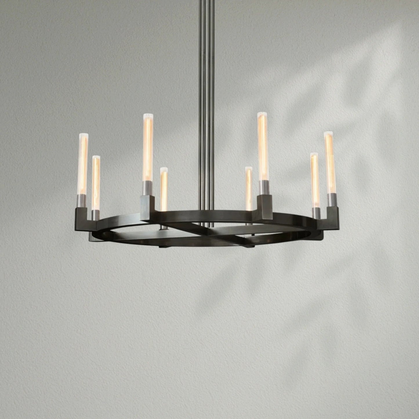 Cannelo Glass Round Chandelier - Lightings Menu
