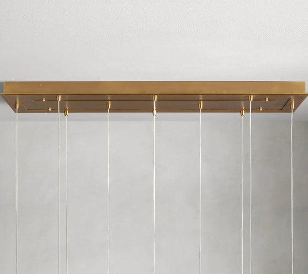 Cason Linear Chandelier 55'' 65'' - Lightings Menu