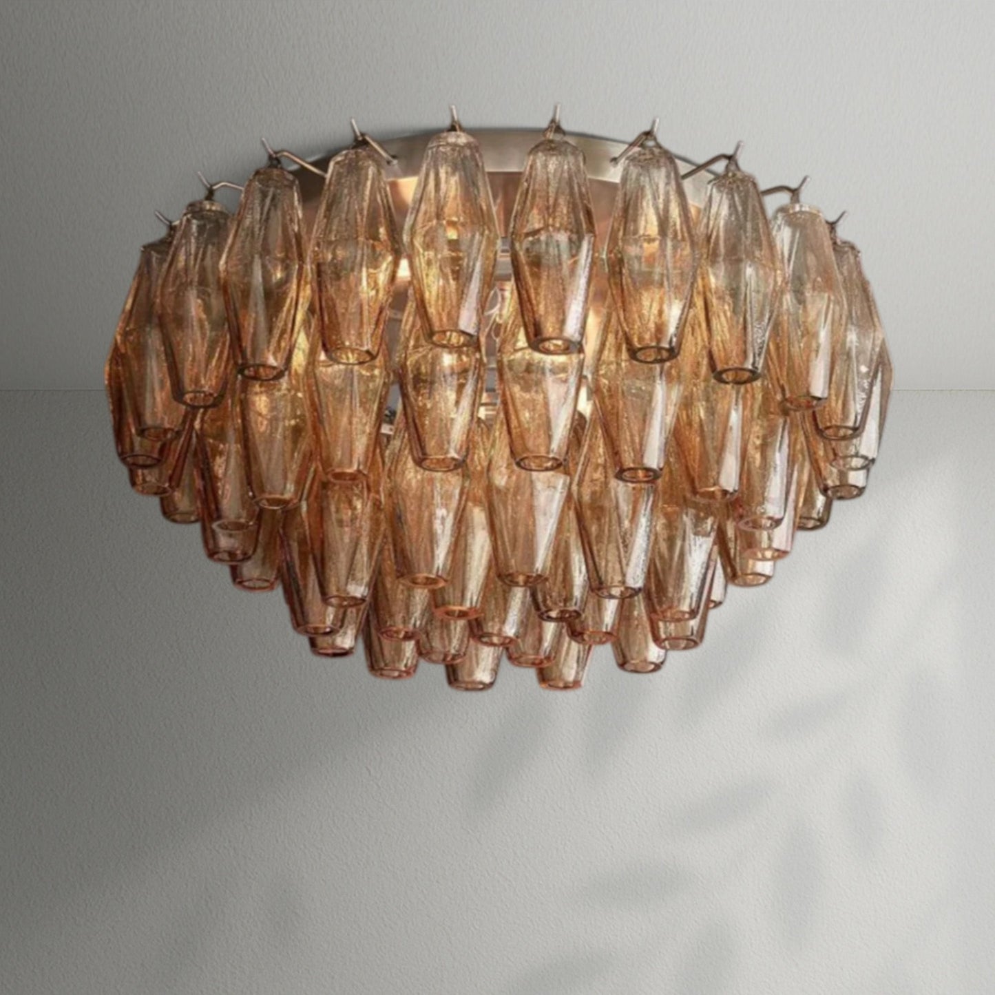 Chiaran Glass Flushmount - Lightings Menu