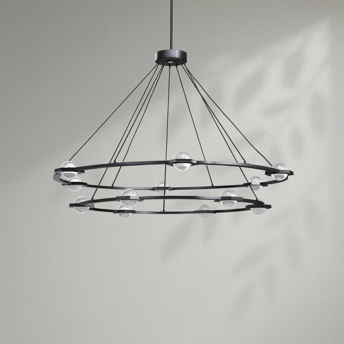 Eclatamt Two - Tier Round Chandelier - Lightings Menu