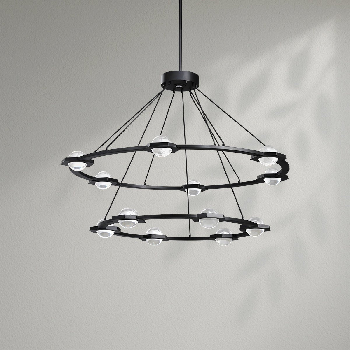 Eclatamt Two - Tier Round Chandelier - Lightings Menu