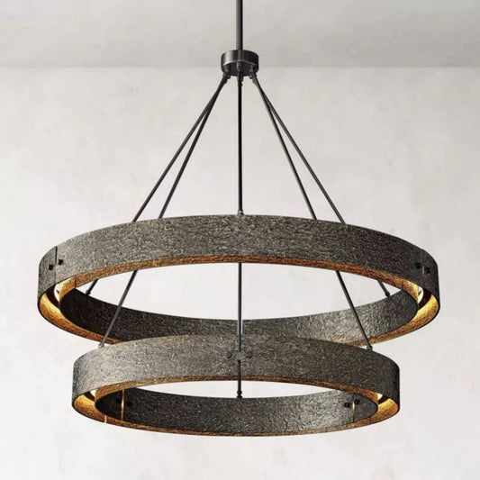 Eiesti 2 - Tier Round Chandelier 60" - Lightings Menu