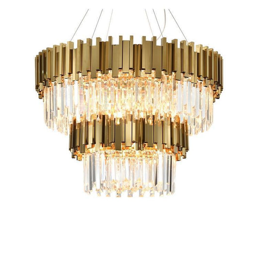Elian Alaric Crystal Chandelier - Lightings Menu