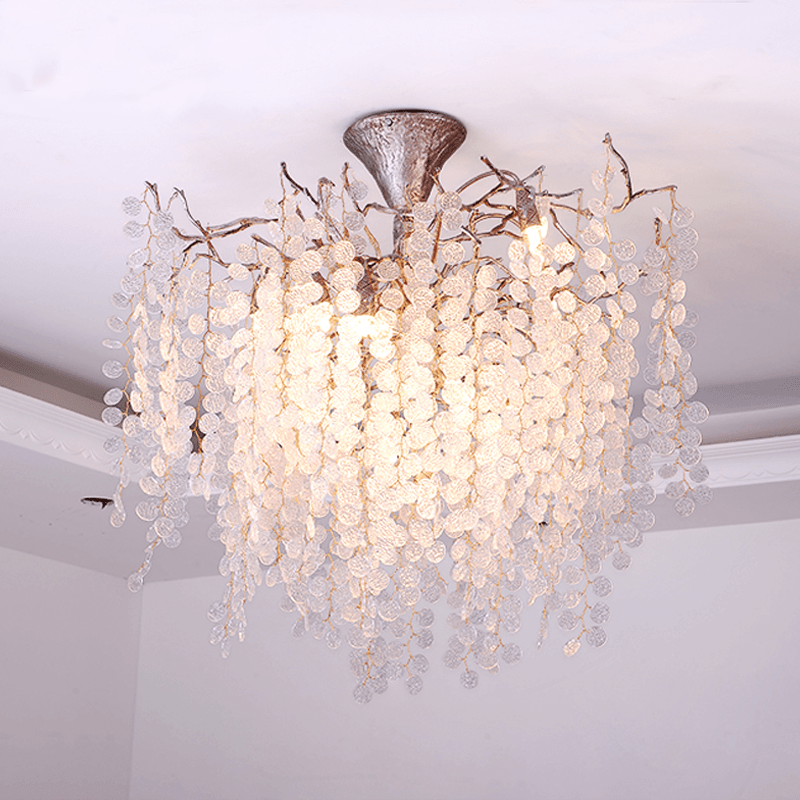 Ellie Modern Crystal Branch Chandelier - Lightings Menu