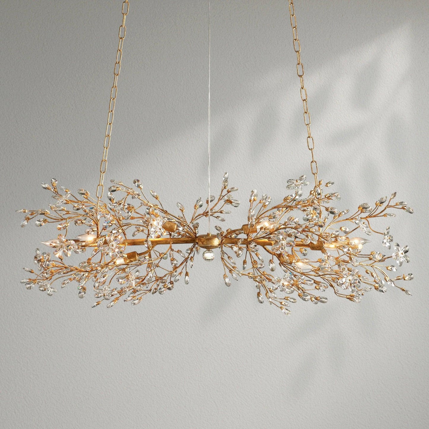 Fioresy Linear Chandelier 43"51"68" - Lightings Menu