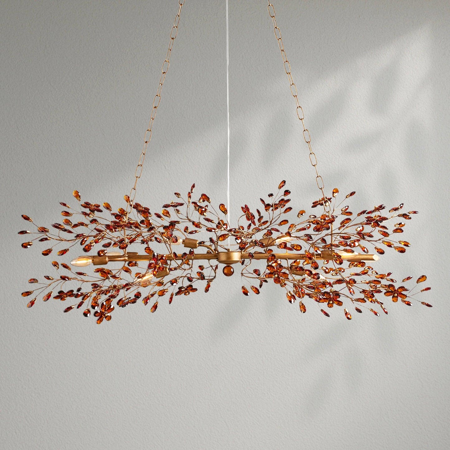 Fioresy Linear Chandelier 43"51"68" - Lightings Menu