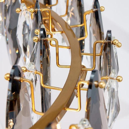 Flor Crystal Round Chandelier - Lightings Menu