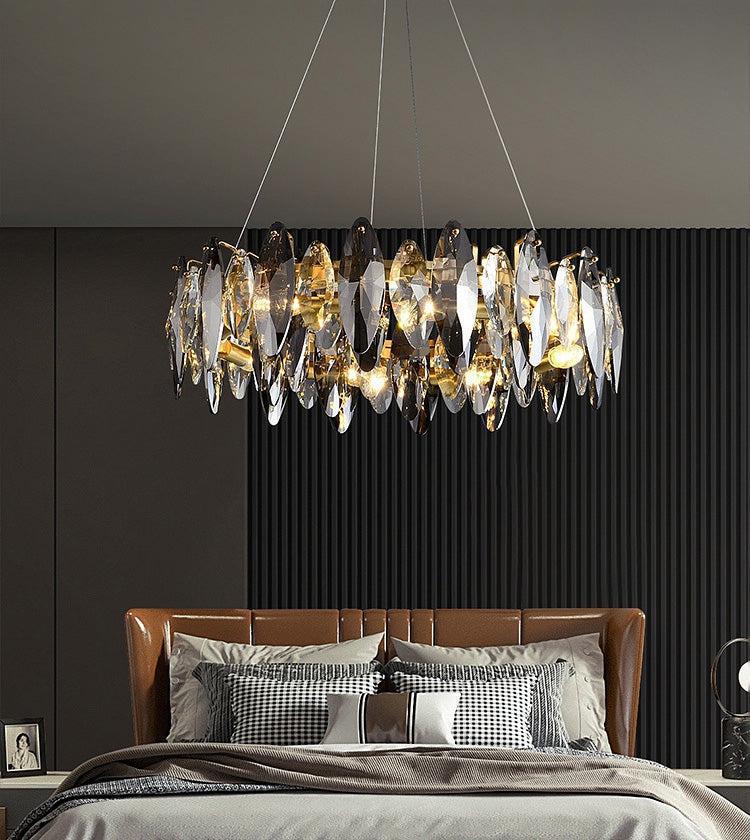 Flor Crystal Round Chandelier - Lightings Menu