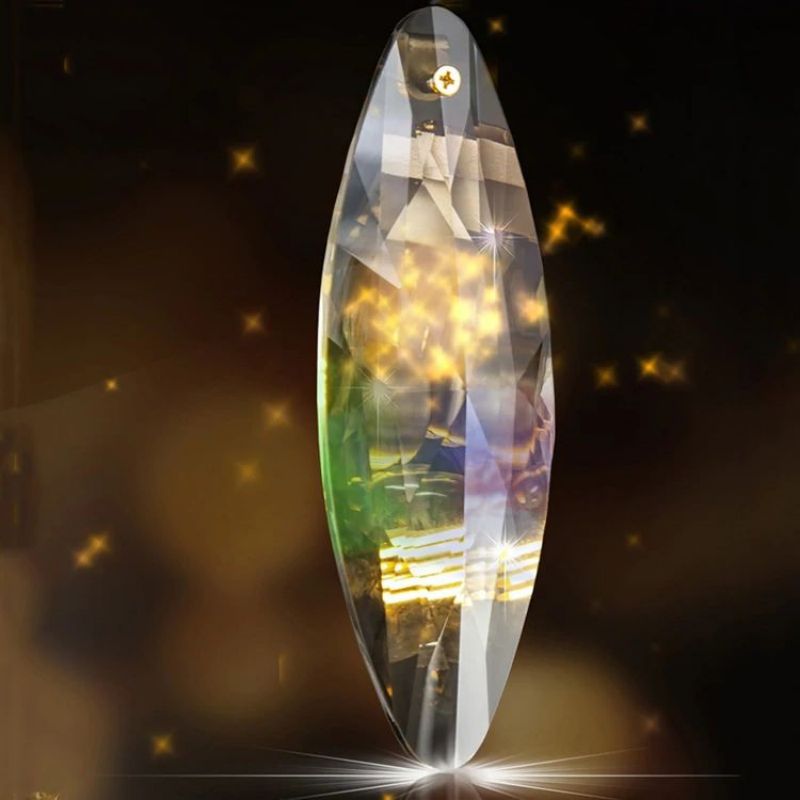 Flora Crystal Linear Chandelier L51" - Lightings Menu