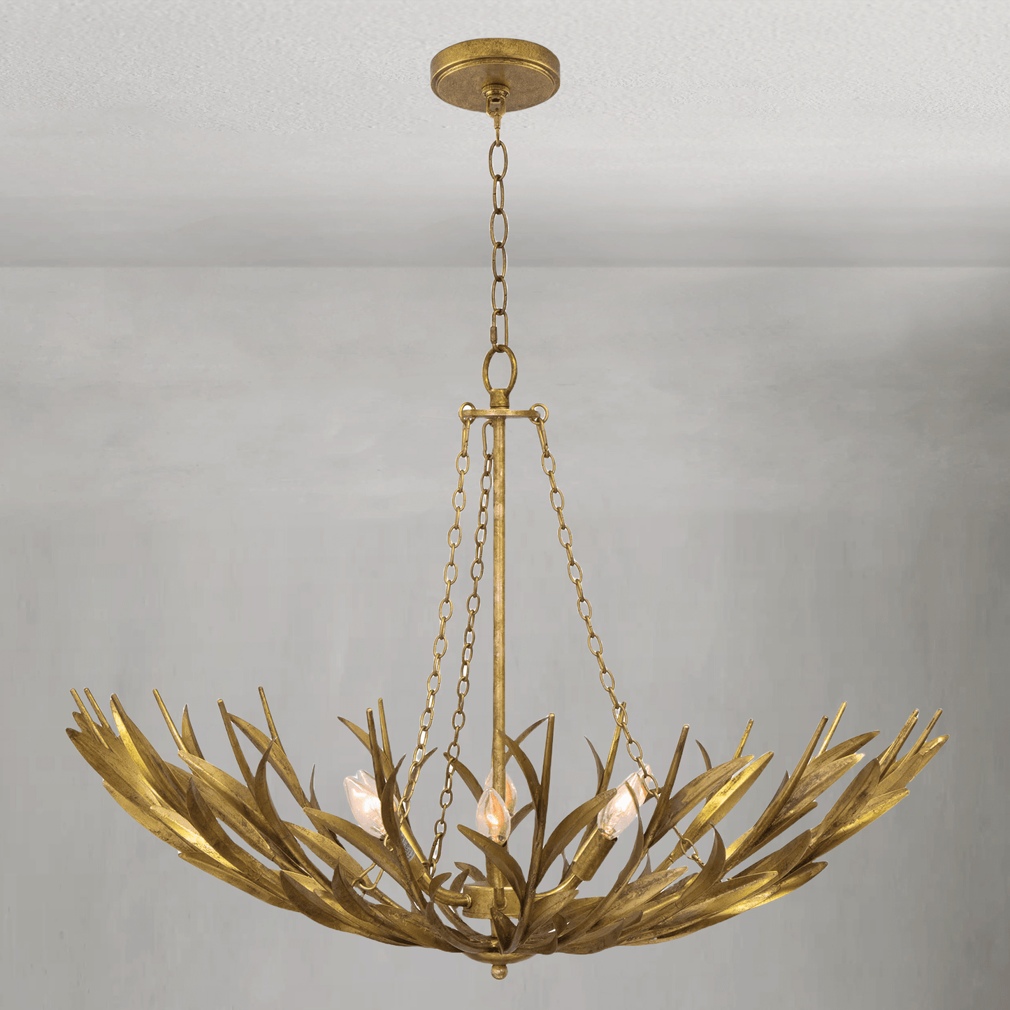 Fontara Reed Basin Chandelier - Lightings Menu