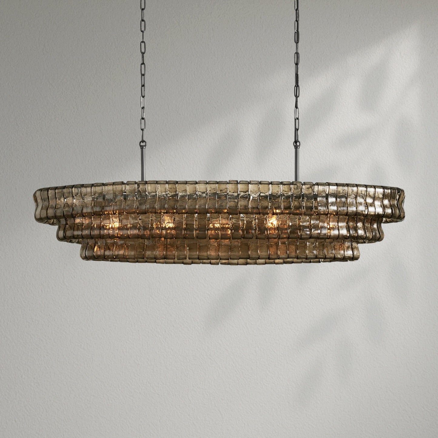 Ghiacco Oval Chandelier - Lightings Menu