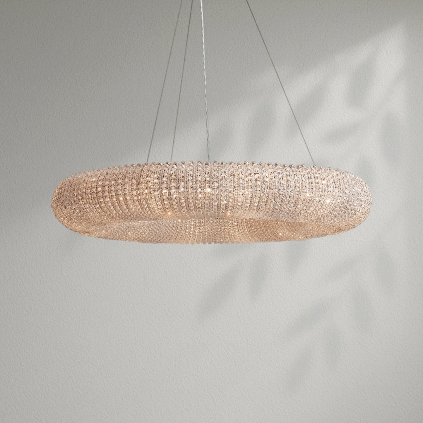 Halos Crystal Round Chandelier - Lightings Menu