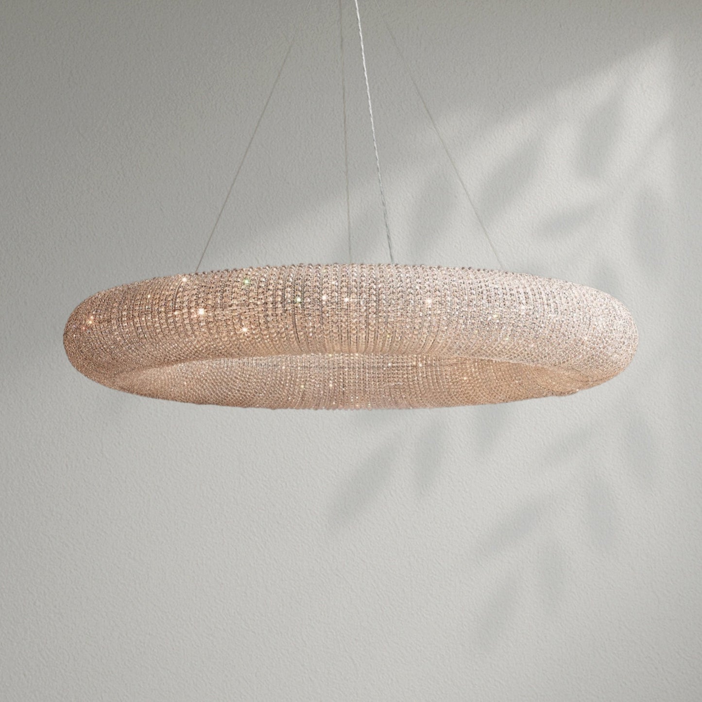 Halos Crystal Round Chandelier - Lightings Menu