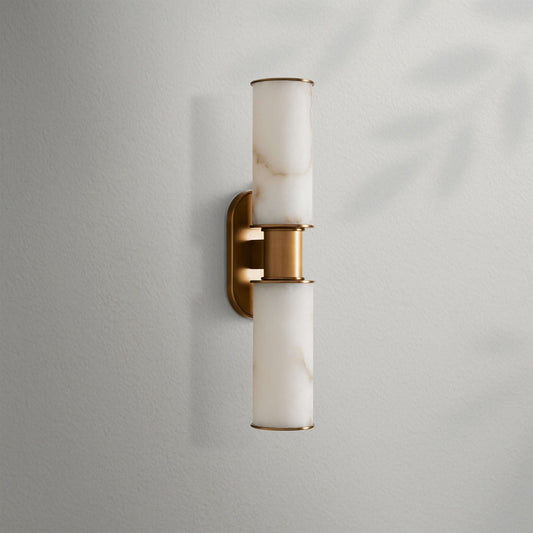 Harlien Alabaster 2 - Light Wall Sconce - Lightings Menu