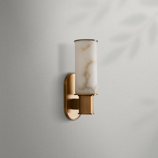 Harlien Alabaster Wall Sconce - Lightings Menu