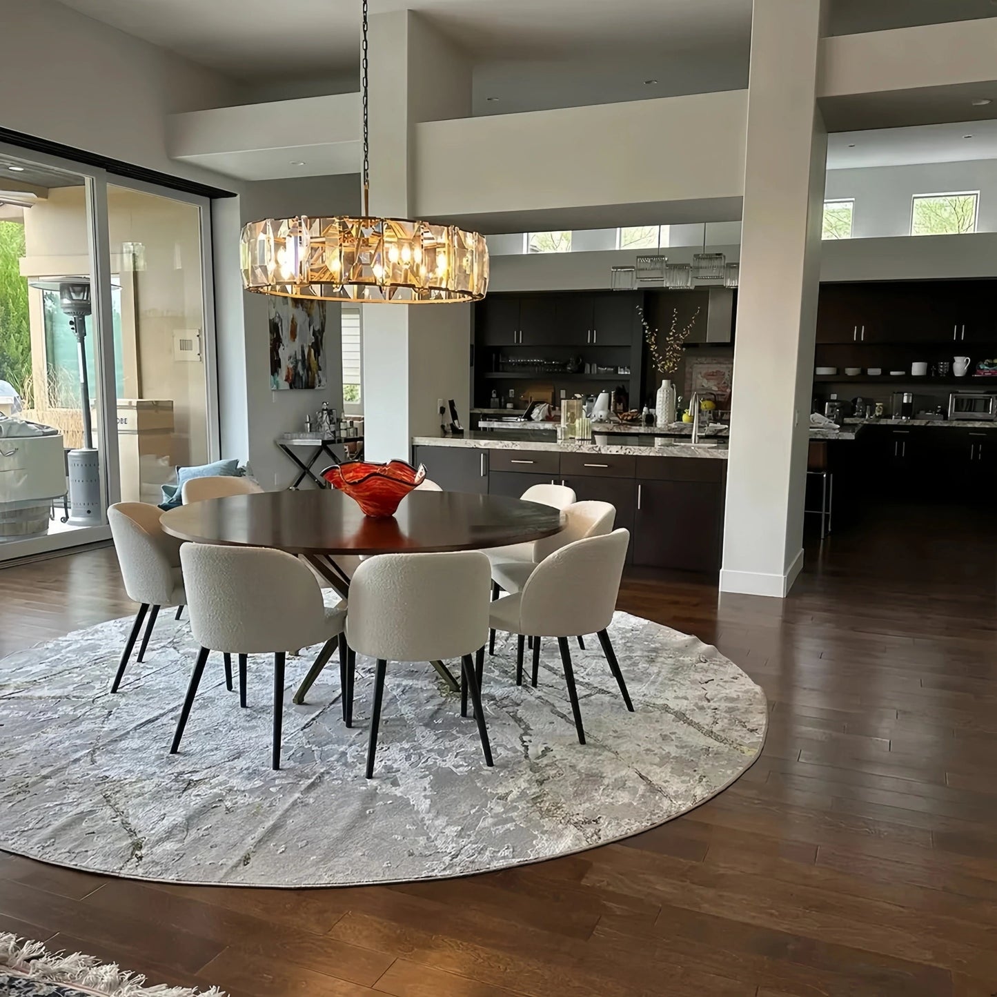 Harlows Crystal Round Chandelier - Lightings Menu