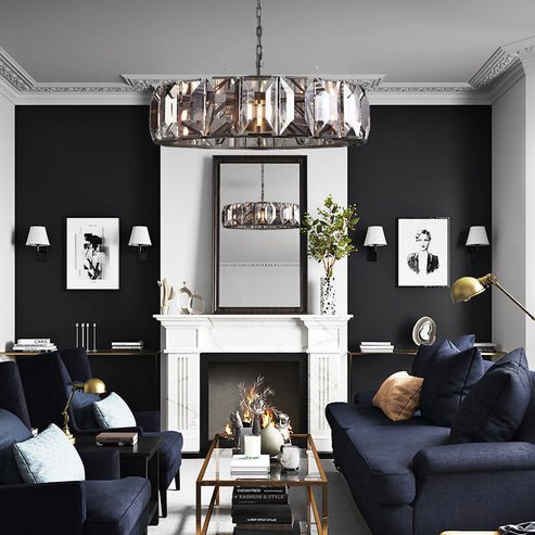 Harlows Crystal Round Chandelier - Lightings Menu
