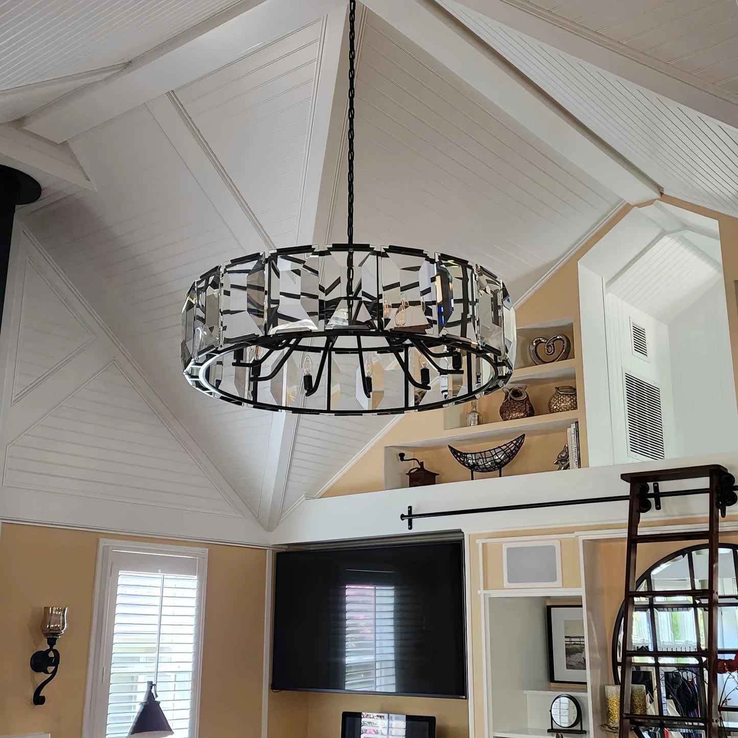 Harlows Crystal Round Chandelier - Lightings Menu