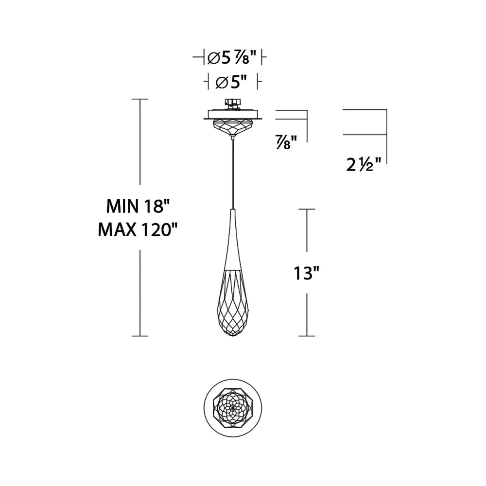 Hibiscus LED Mini Pendant Light - Lightings Menu