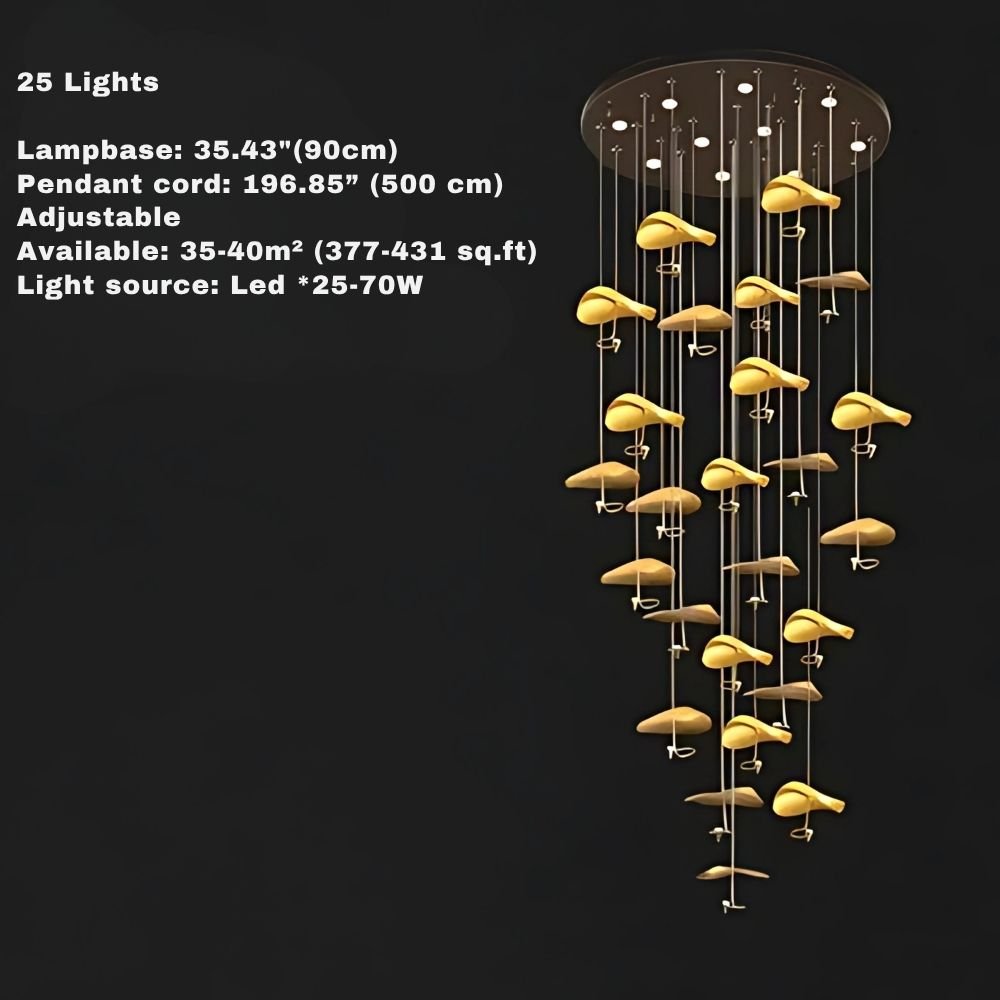 Jenisso Vintage Staircase Chandelier - Lightings Menu